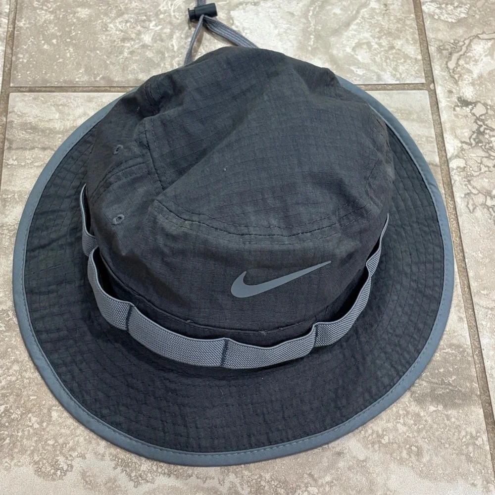 Nike ACG Dri-FIT Bucket Hat Anthracite Grey Ripstop Boonie DM3329-060 Mens M/L